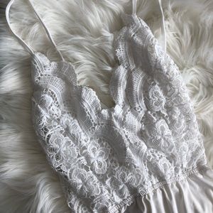 White body suit - final price drop!